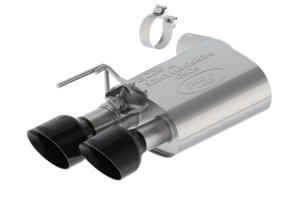 Ford Mustang Performance Exhaust - Ford Racing - Cat Back Sport Active Exhaust - Black Tip - Black - 2024+ Ford Mustang Performance Exhaust - Ford Racing - Cat Back Sport Active Exhaust - Black Tip - Black - 2024+